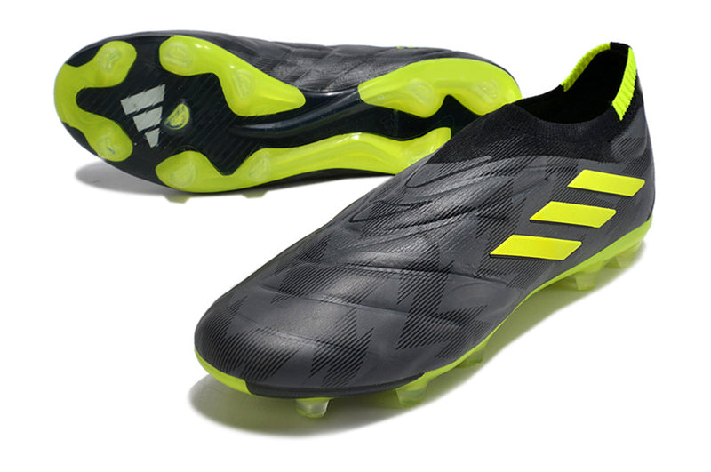 Adidas Copa Pure+ FG Black and Green "Crazycharged Pack" Field Boots