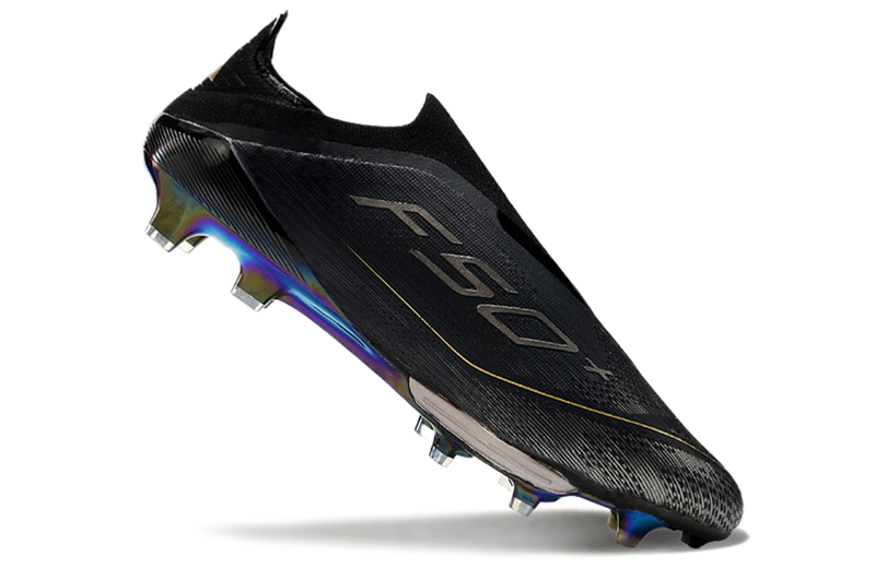 Botes de futbol Campo F50+ LL FG negre i daurat "Dark Spark Pack". 