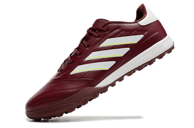 Adidas Copa Pure.1 Burgundy and White "Energy Citrus Pack" Soccer Cleats