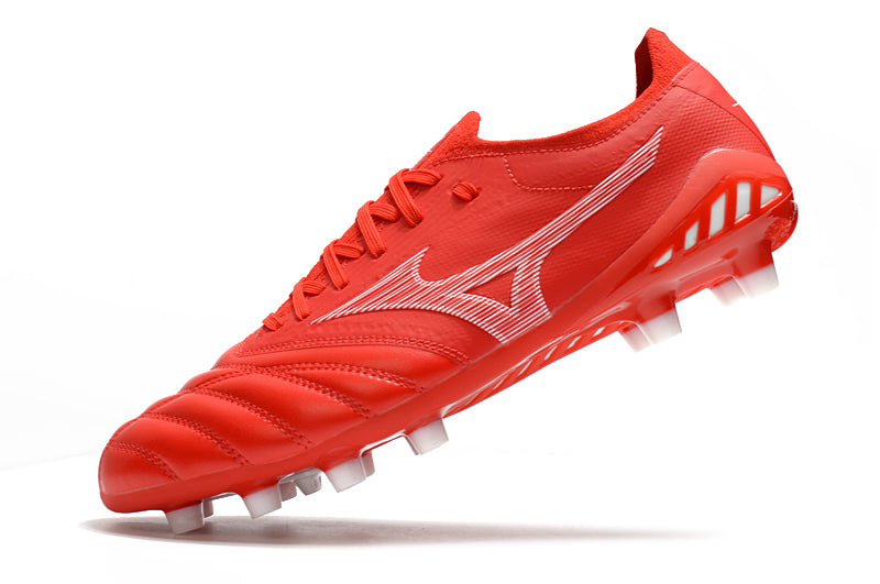 Chuteira Campo Mizuno Morelia Neo 3 FG Vermelha