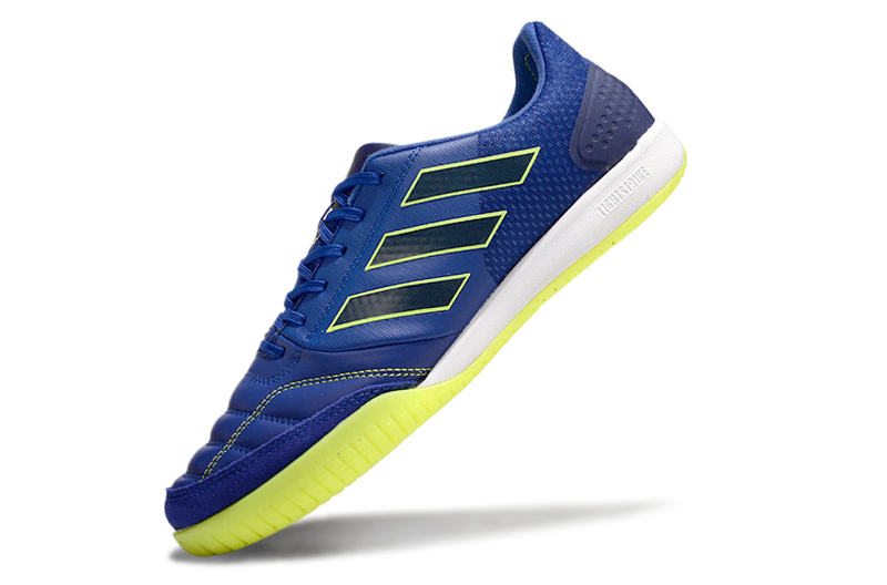 Chuteira Futsal Adidas Competition Top IC Azul e Verde