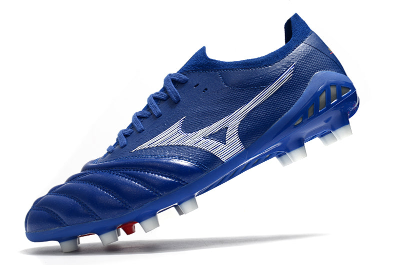 Chuteira Campo Mizuno Morelia Neo 3 FG Azul