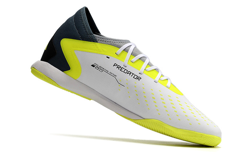 Chuteira Adidas Predator Accuracy.1 de Futsal a Chuteira que garante PRECISÃO para o Atleta, adquira na Farda de Boleiro, Garanta a qualidade de Jogadores Profissionais!