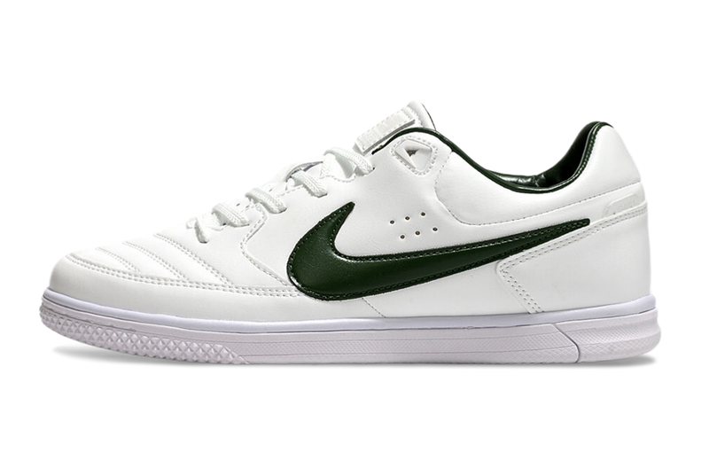 Chuteira FutsaL Nike 5 StreetGato IC Branca e Verde