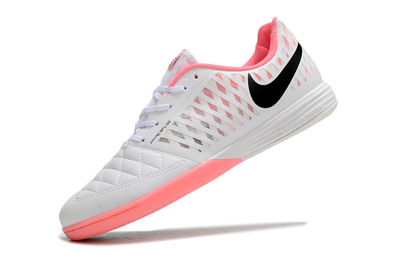 Nike Lunar Gato II IC Futsal Boot White, Pink and Black