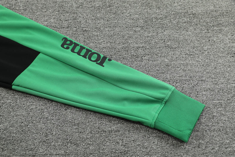 Conjunto de Frio Joma Training Verde e Preto