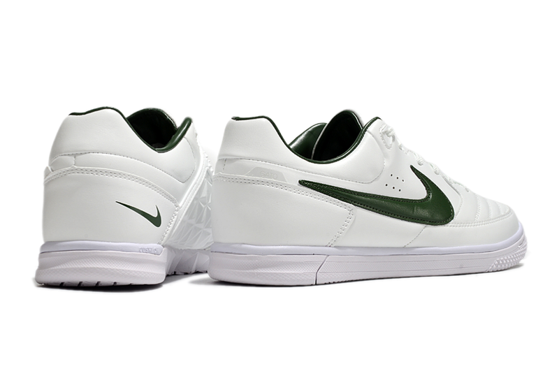 Chuteira FutsaL Nike 5 StreetGato IC Branca e Verde