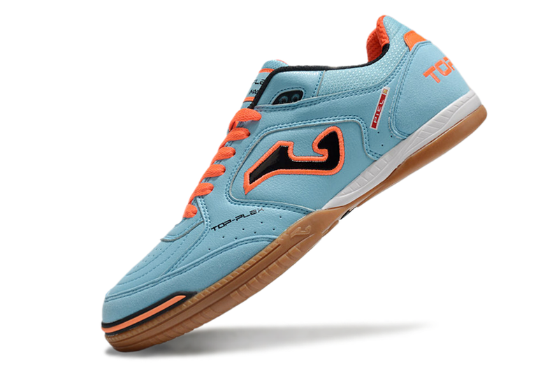 Joma Top Flex Rebound IC Futsal Boot Blue and Orange 