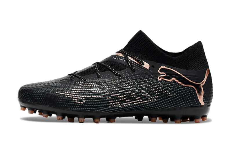 Puma Future 7 MG Black and Bronze "Eclipse Pack" Soccer Cleats