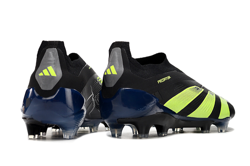 Chuteira Campo Adidas Predator LL Elite FG Preta e Verde "Edition Merky Pack"