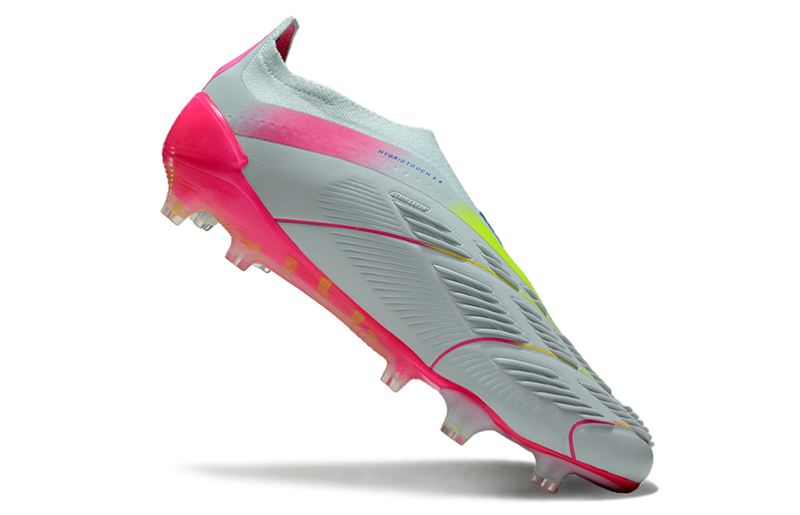 Chuteira Campo Adidas Predator LL Elite FG Branca e Rosa "Stellar Icon Pack"