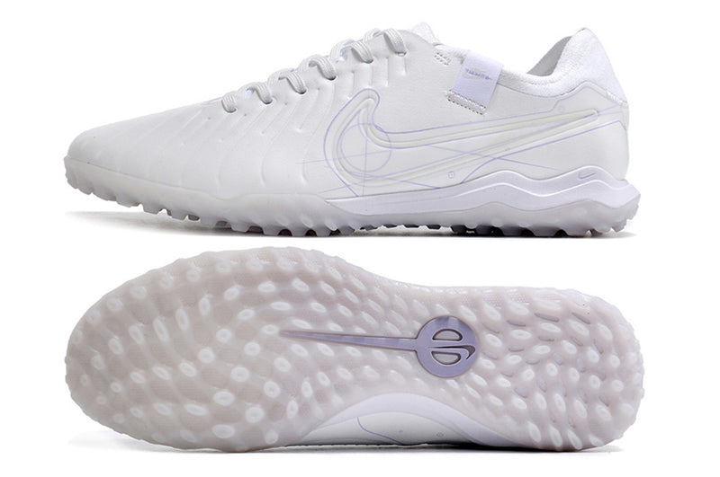 Bota de futbol Nike Tiempo Legend 10 Pro TF Blanca "Whiteout Special".