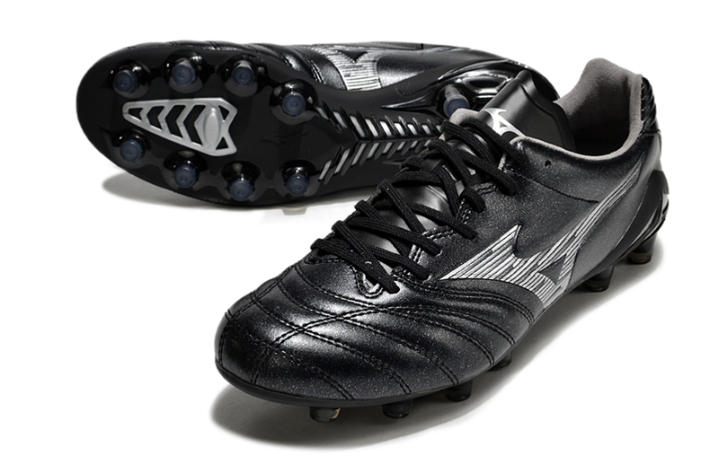 Chuteira Campo Mizuno Morelia Neo 4 Beta FG Preta "Unlimited Black"