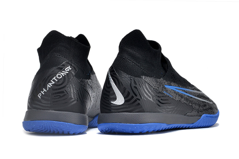 Botes de futbol sala Nike Phantom GX DF Elite IC negre i blau "Shadow Pack"