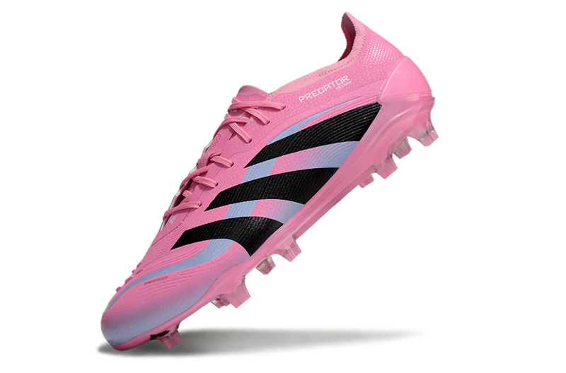 Chuteira Campo Adidas Predator Elite FG Rosa e Preto