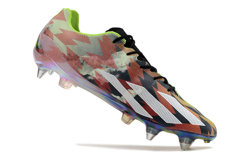 Velocidade é com Adidas X Crazyfast+ SG Vermelha e Verde "CrazyLight" na Farda de Boleiro, Garanta a qualidade de Jogadores Profissionais Elite com FRETE GRÁTIS!