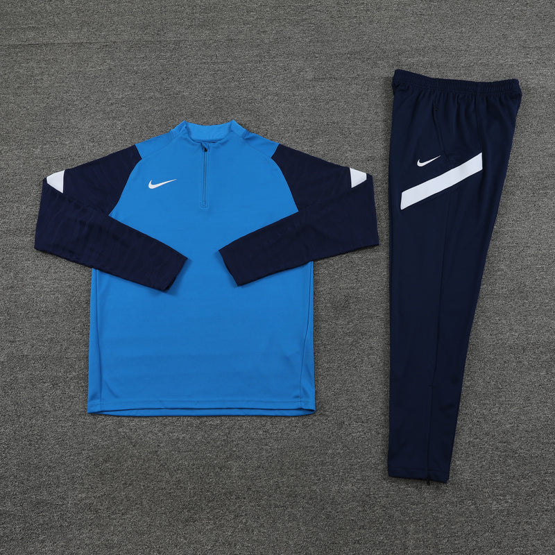 Nike Training Blue and White Cold Weather Set