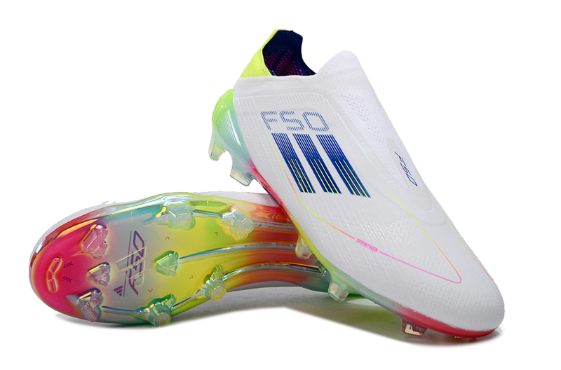 Adidas F50 LL FG White and Colorful "Olympic Boot Pack" Field Football Boots 