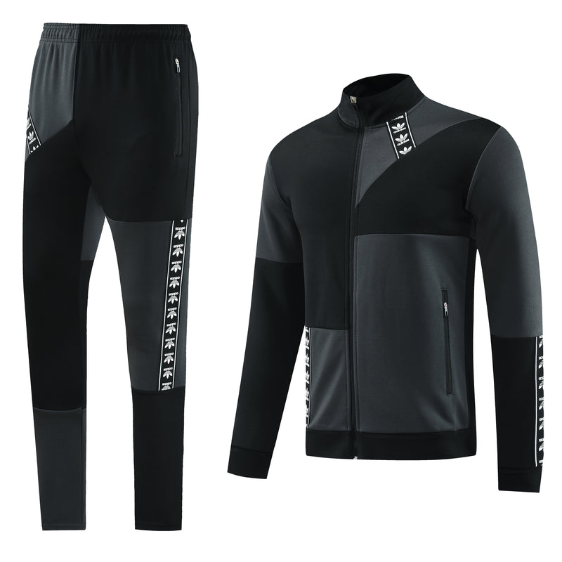 Adidas Sportswear Grey and Black Cold Weather Set