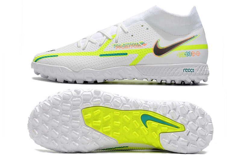 Bota de futbol Nike Phantom GT2 DF Elite TF Blanca "Progress Pack"