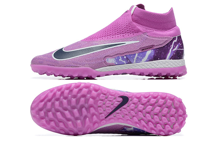 Bota de futbol per a nens Nike Phantom GX DF Elite TF Purple "Thunder". 