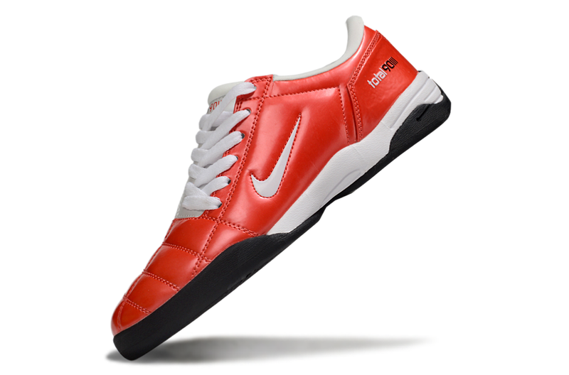 Chuteira Futsal Nike Total 90 IC Vermelha e Branca