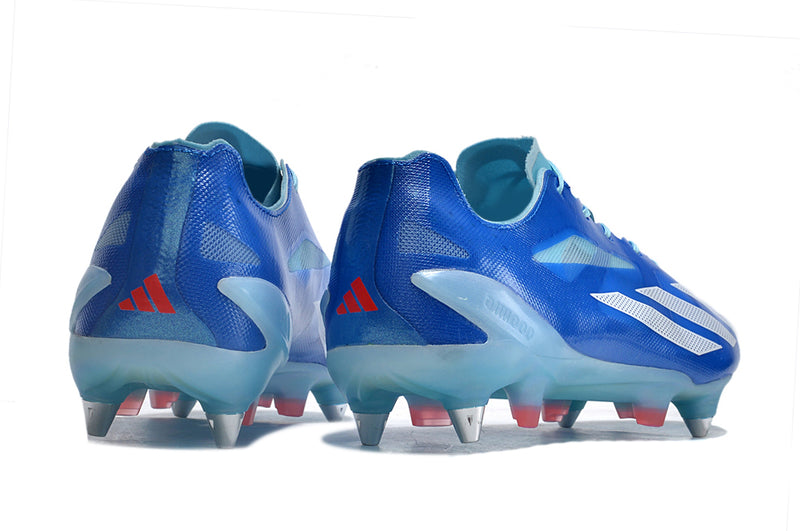 Adidas X CrazyFast+ Aluminium Spike Field Football Boots Blue "Marine Rush Pack"