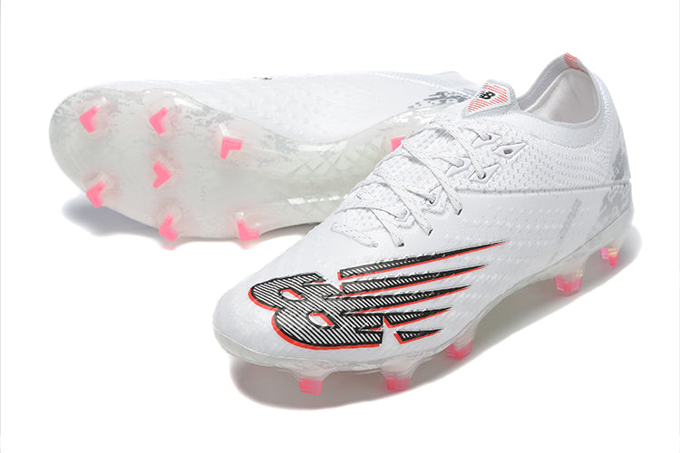 New Balance Furion V6+ FG White and Pink "Seven Edition" Field Boots