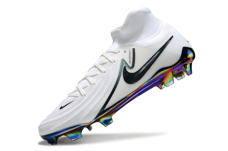 Chuteira Campo Nike Phantom Luna 2 Elite FG Branca e Verde