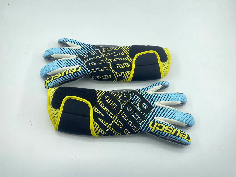 Luva de Goleiro Reusch Pure Contact Azul e Amarelo