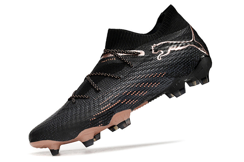 Botes de futbol Puma Future 7 FG negre i bronze 