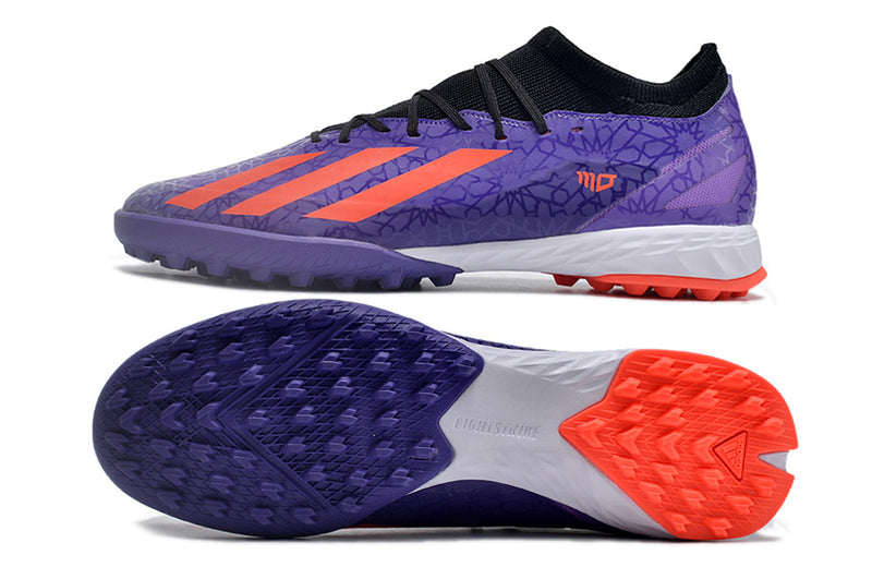 Adidas X CrazyFast.1 TF Purple "Salah" Soccer Cleats