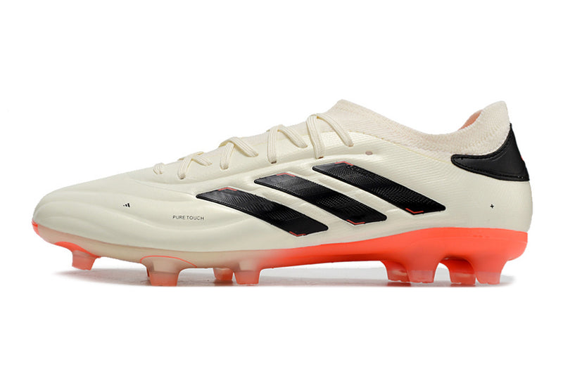 Adidas Copa Pure II + FG Beige, Orange and Black "Solar Energy" Field Boots 