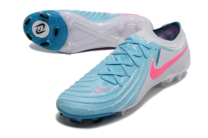 Bota de futbol Nike Phantom GX 2 Elite FG gris, blau i rosa 