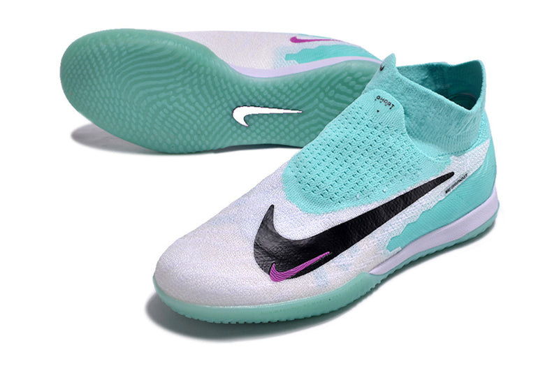 Botes de futbol sala Nike Phantom GX DF Elite IC blanc i verd "Peak Ready Pack"