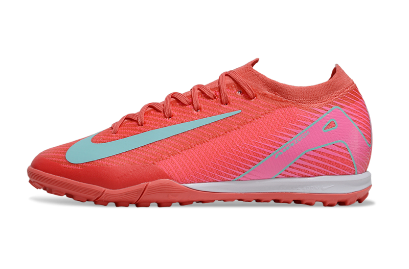 Chuteira Society Nike Air Zoom Mercurial Vapor 16 Elite TF Vermelha e Verde