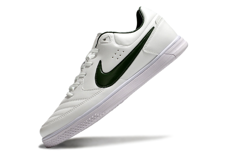 Chuteira FutsaL Nike 5 StreetGato IC Branca e Verde