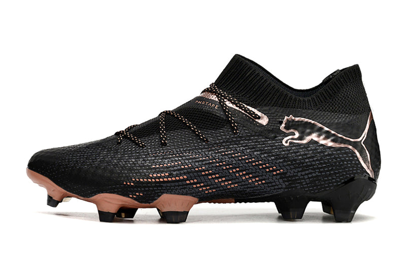 Botes de futbol Puma Future 7 FG negre i bronze 