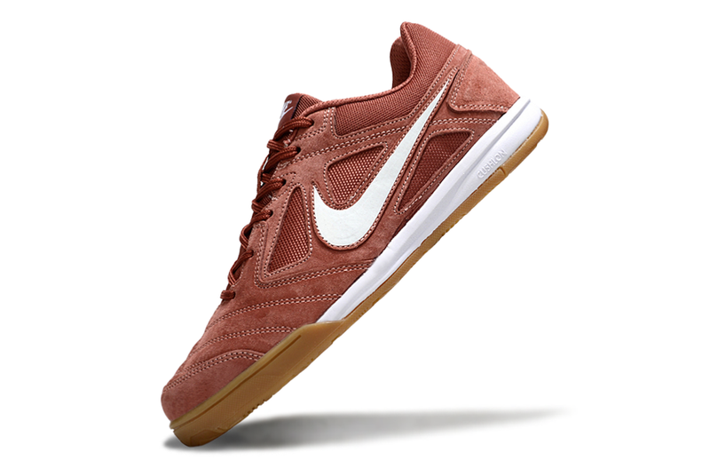 Chuteira Futsal Supreme X Nike SB Gato IC Marrom