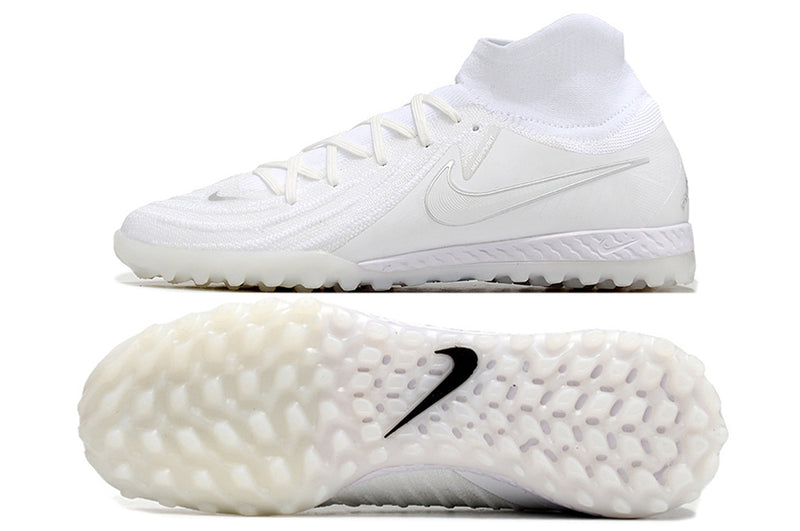 Chuteira Society Nike Phantom Luna Elite TF Branca "Pearlized Pack"