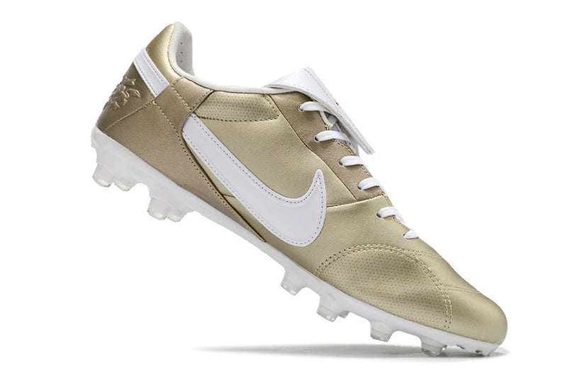 Nike Premier 3 FG Gold and White Football Boots