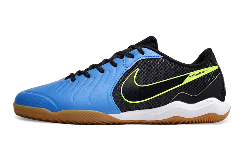 Nike Tiempo Legend 10 Academy IC Black and Blue Futsal Boot