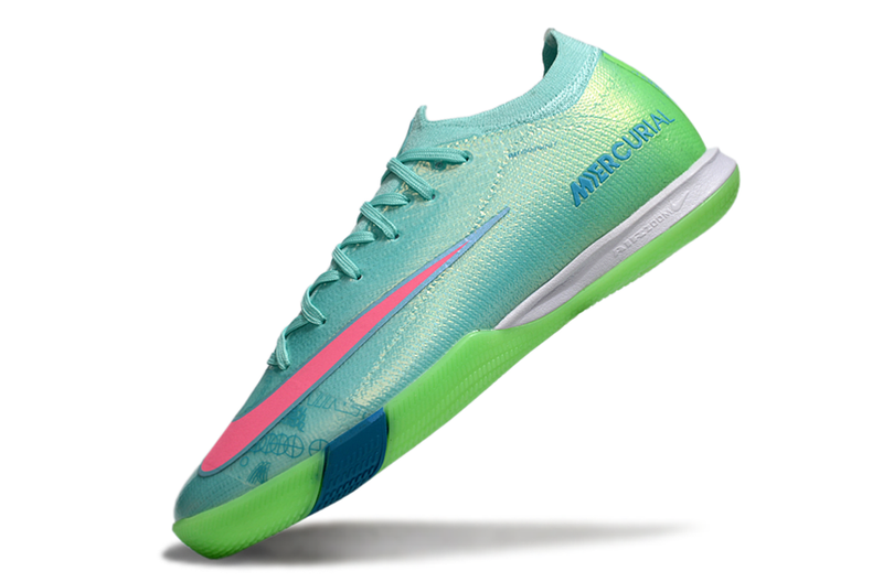 Chuteira Futsal Nike Air Zoom Mercurial Vapor 16 Elite IC Verde "Cosmic Speed"