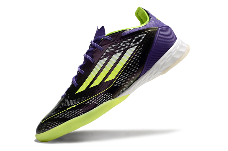 Adidas F50 IC Futsal Boot Purple and Green "Fast Reborn Pack" 