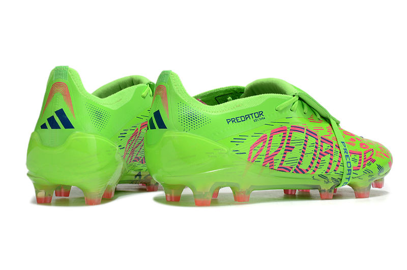 Chuteira Campo Adidas Predator FT 30 Elite FG Verde e Rosa