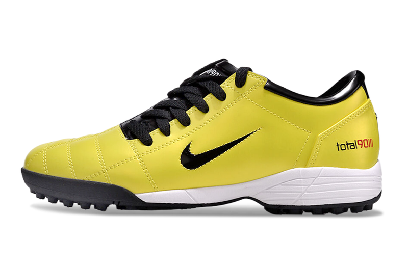 Chuteira Society Nike Total 90 TF Amarelo e Preto