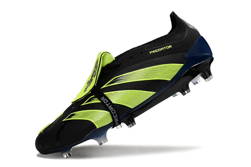 Chuteira Campo Adidas Predator FT 30 Elite FG Preta e Verde "Edition Merky Pack"