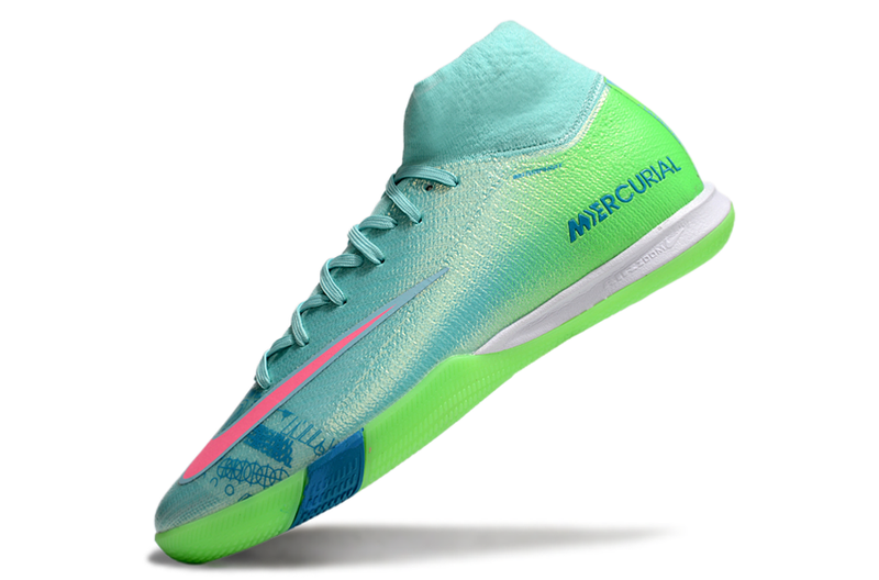 Chuteira Futsal Nike Air Zoom Mercurial Superfly 10 Elite IC Verde "Cosmic Speed"