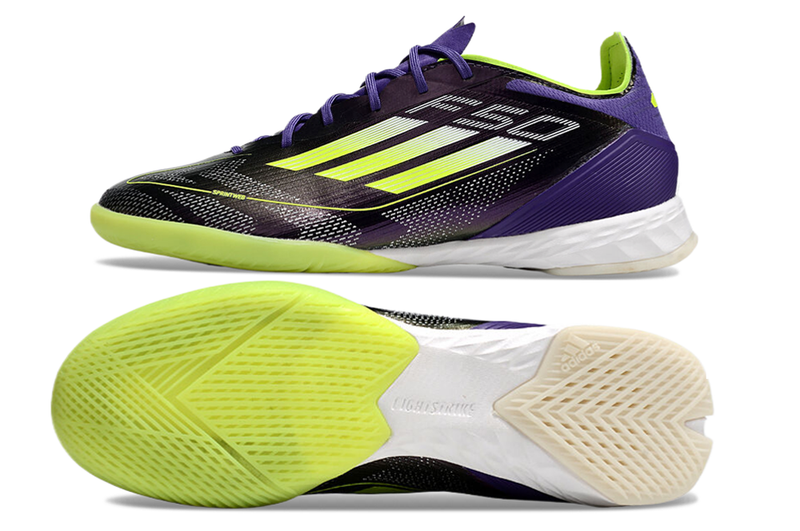 Adidas F50 IC Futsal Boot Purple and Green "Fast Reborn Pack" 