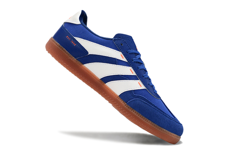 Chuteira Futsal Adidas Predator 24 Elite IC Azul e Branca